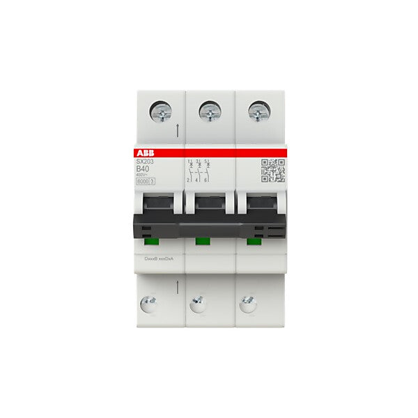 ABB Sicherungsautomat 6kA, 40A, 3P SX203-B40